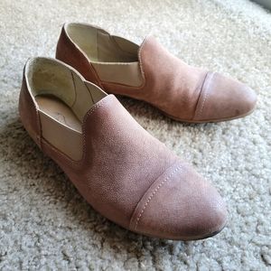 Free People Flats Tan Loafer Oxford Casual Brown 39